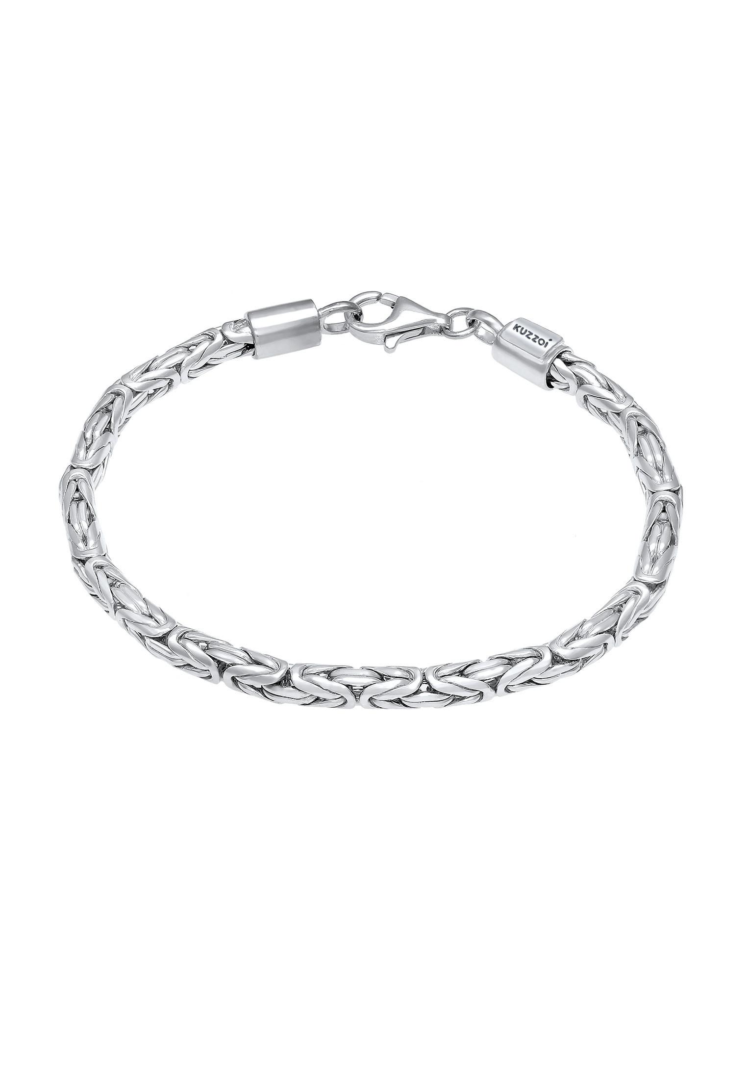 Kuzzoi Armband Basic Männer Königskette Robust Massiv