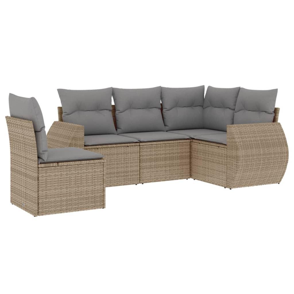 VidaXL Garten sofagarnitur poly-rattan
