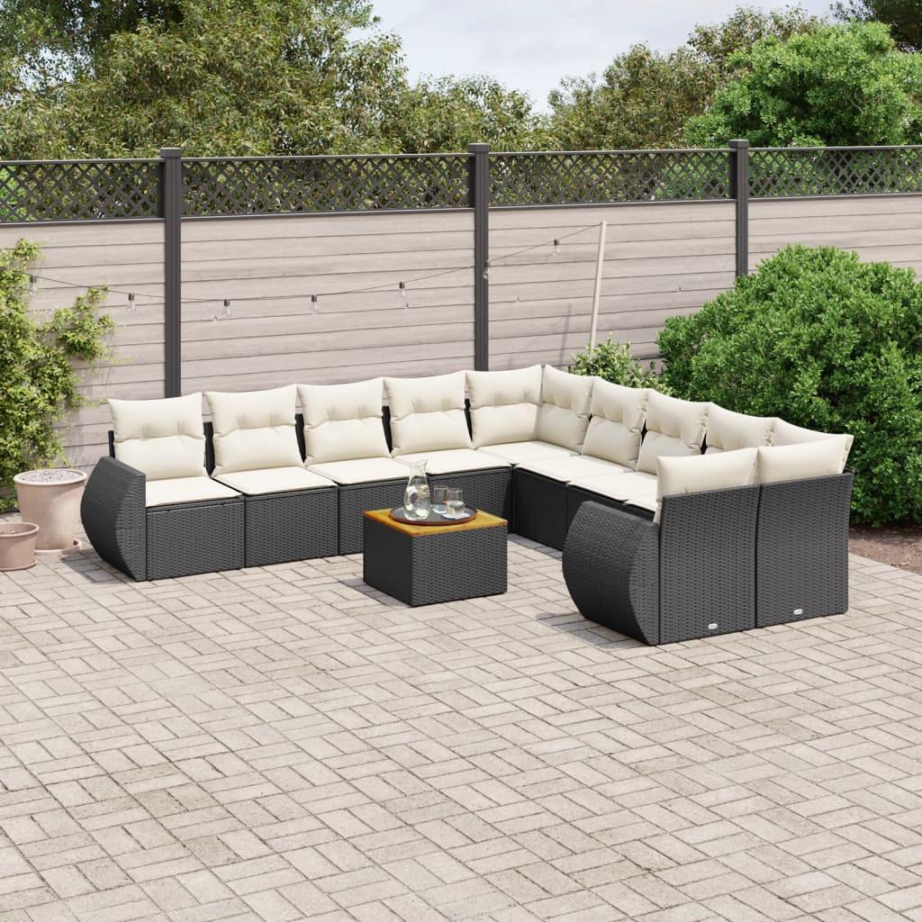 VidaXL Garten sofagarnitur poly-rattan