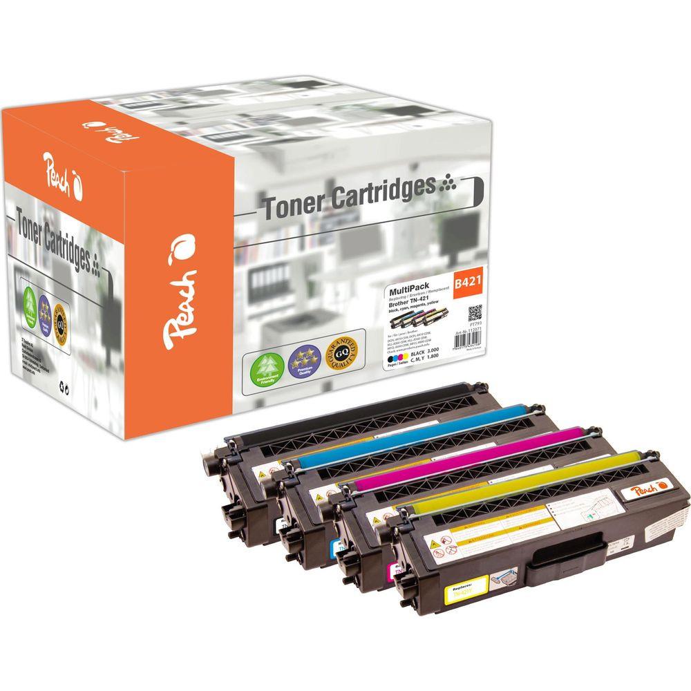 Peach TONER BROTHER TN-421 MAGENTA/YELLOW/BLACK/CYAN
