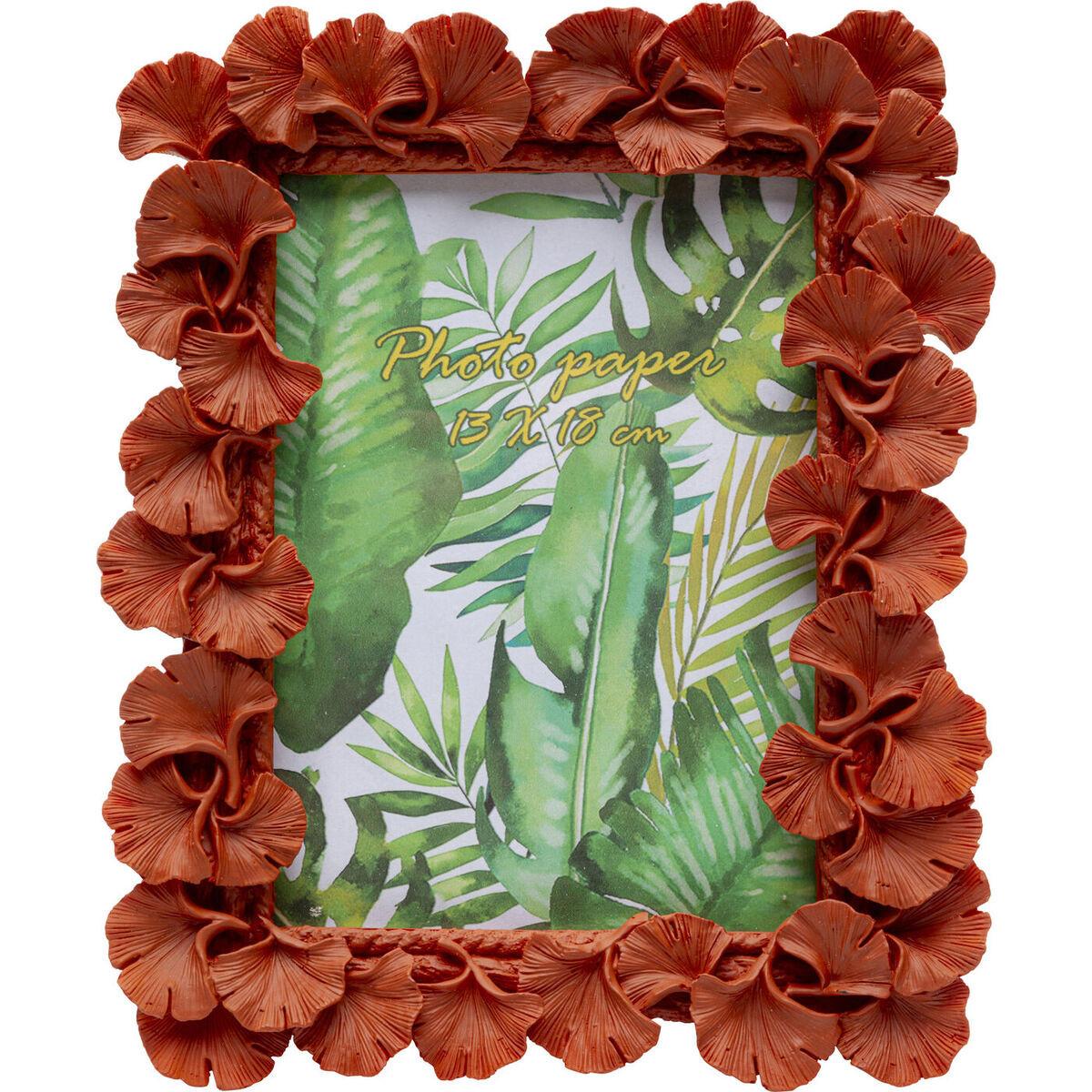 KARE Design Bilderrahmen Ginkgo Leaf orange 20x24