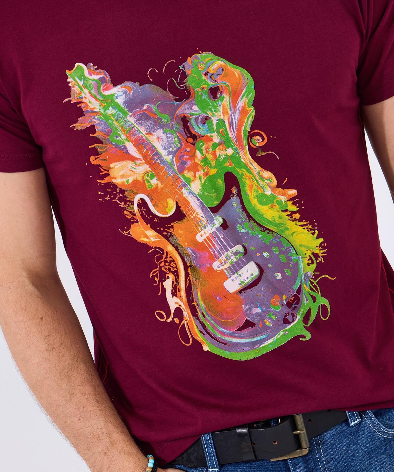 Joe Browns Helles Gitarren-Grafik-T-Shirt