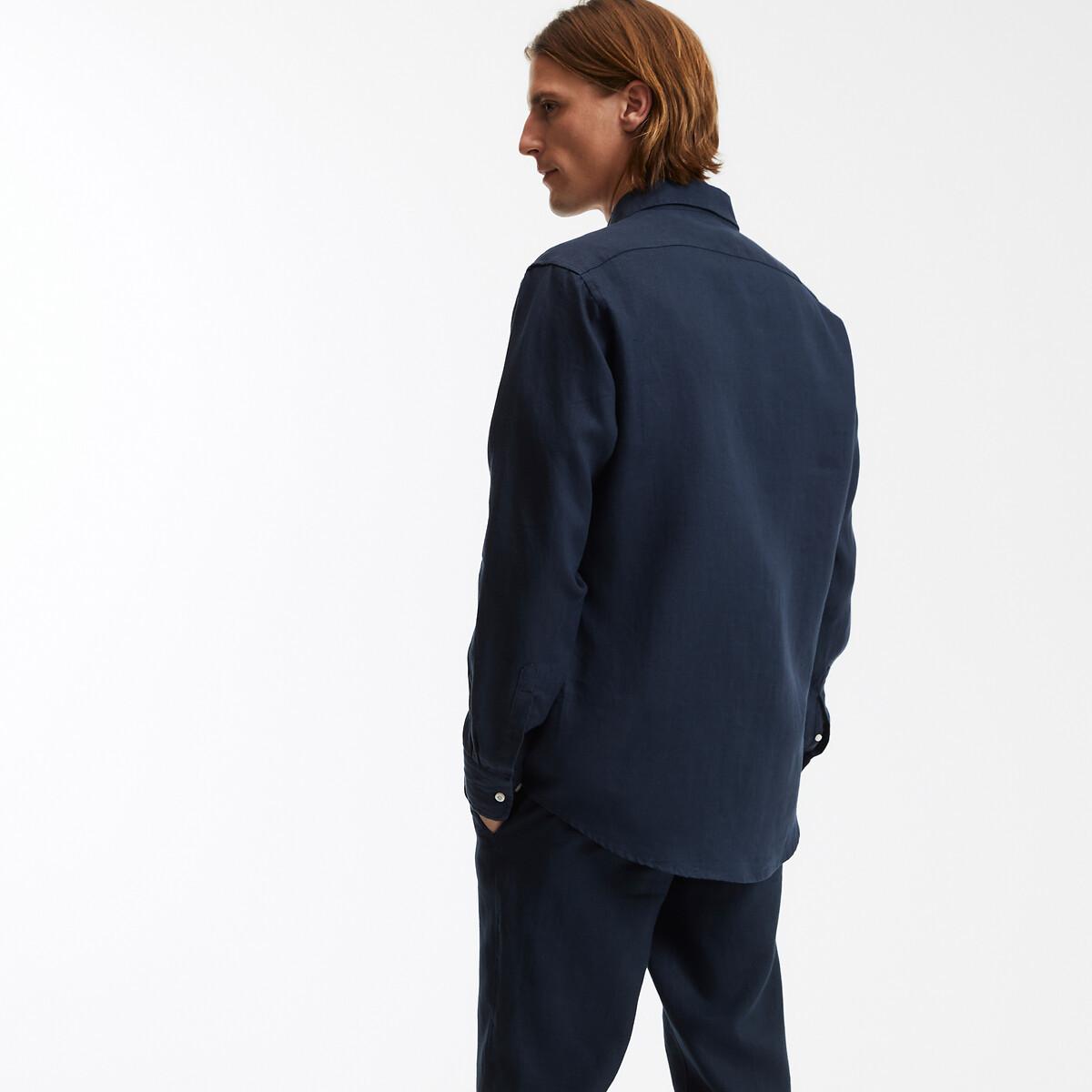 La Redoute Collections Signature Regular Fit Langarm Leinenhemd