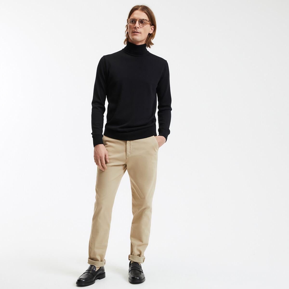 La Redoute Collections Rollkragenpullover aus 100% Merinowolle