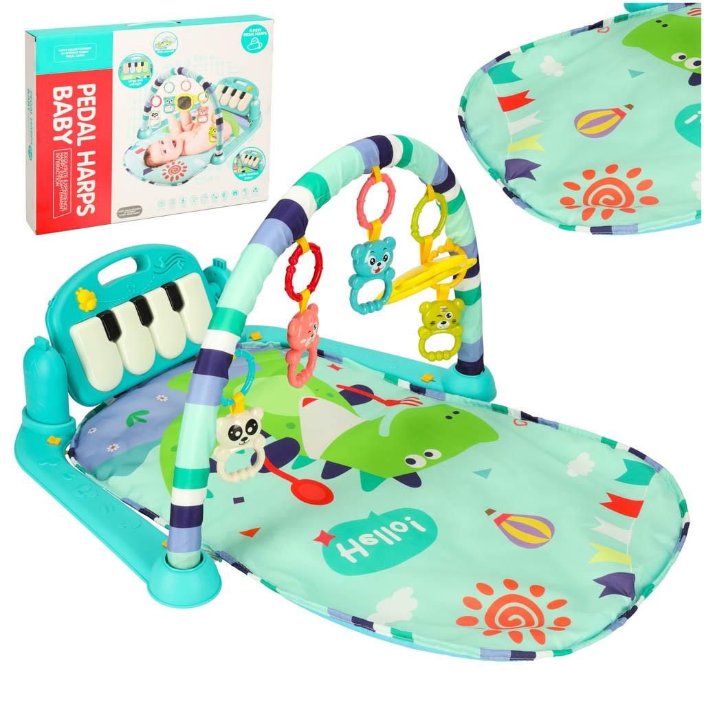 B2X Lernmatte für Babys, Klavier mit Rasseln