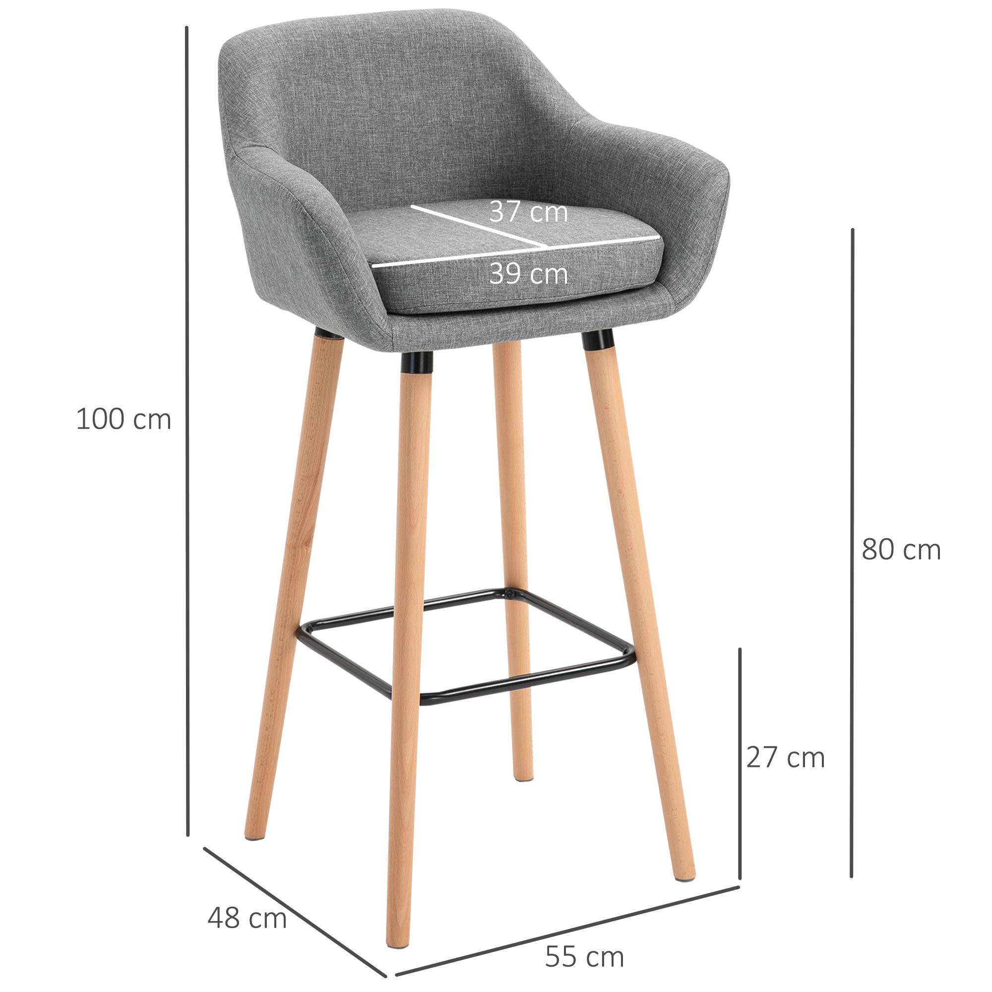 HOMCOM Barhocker