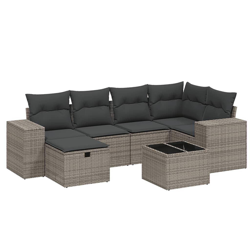 VidaXL Garten sofagarnitur poly-rattan