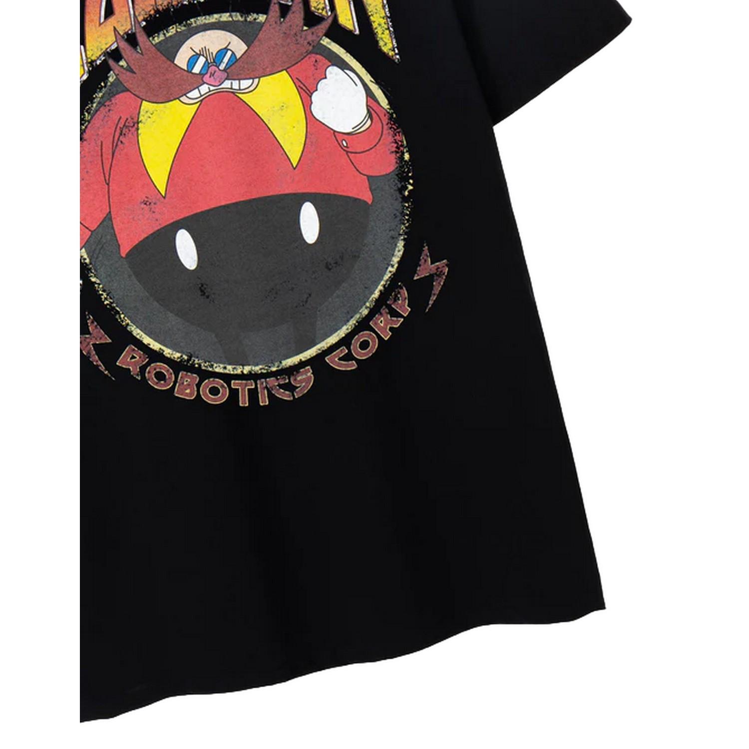 Sonic The Hedgehog Kurzärmliges T-Shirt mit Dr. Robotnik Print