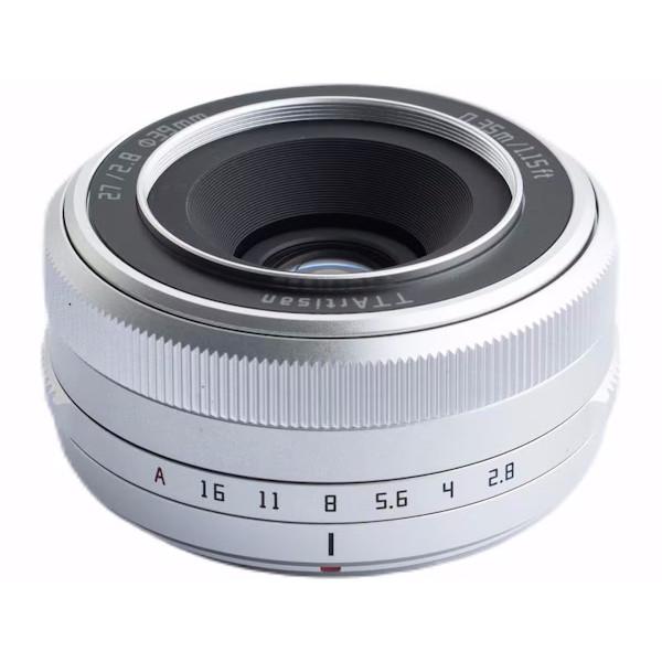 TTARTISANS TTArtisan AF 27mm F2.8 (Fuji X) Silber
