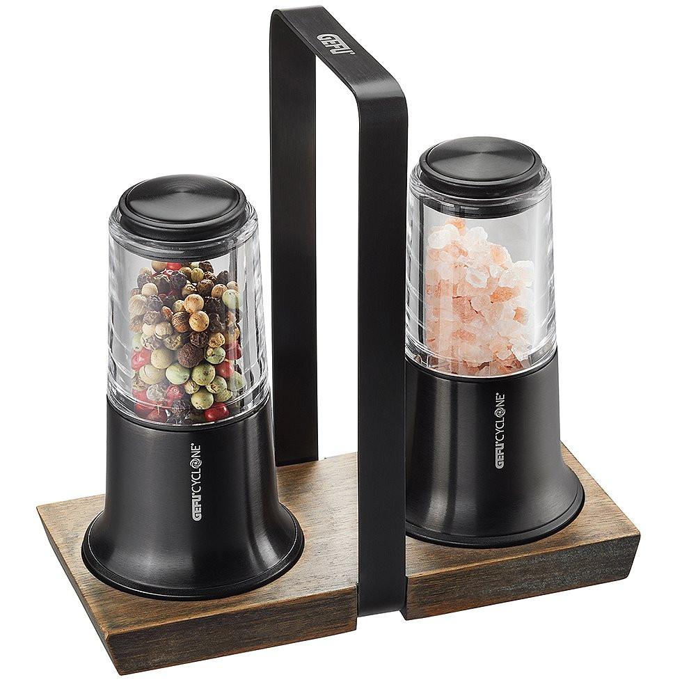 GEFU Salz- und Pfeffermühlen-Set X-PLOSION, schwarz