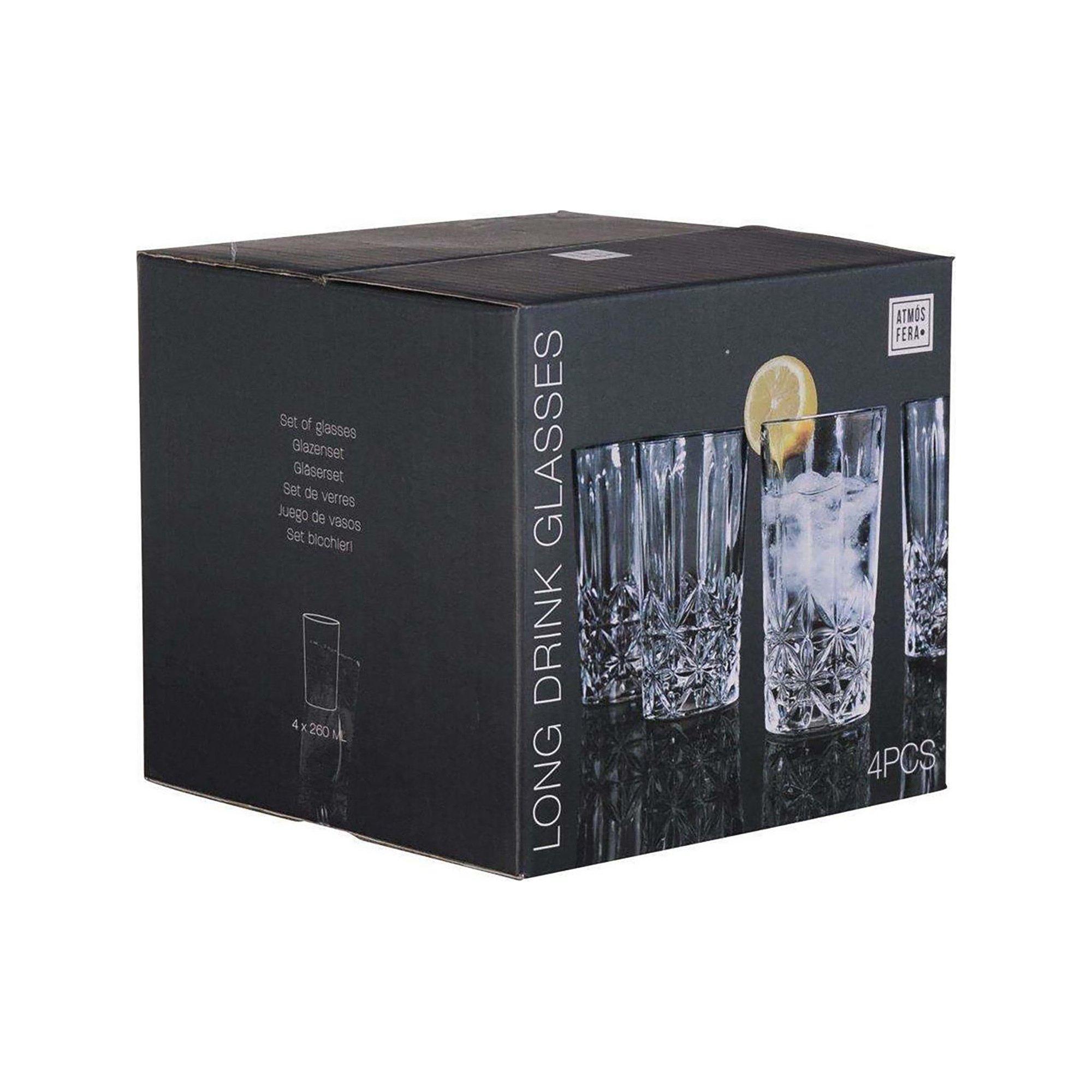 Longdrinkglas, 4 Stück Atmosfera