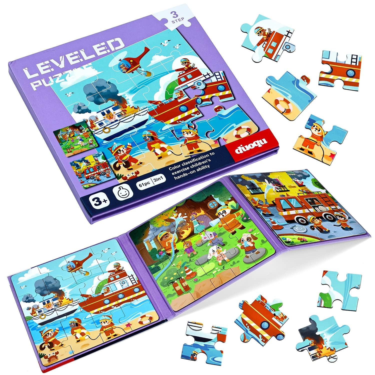 Activity-board Kinderpuzzle magnetisches Puzzle Feuerwehrpuzzle für Kinder Puzzle