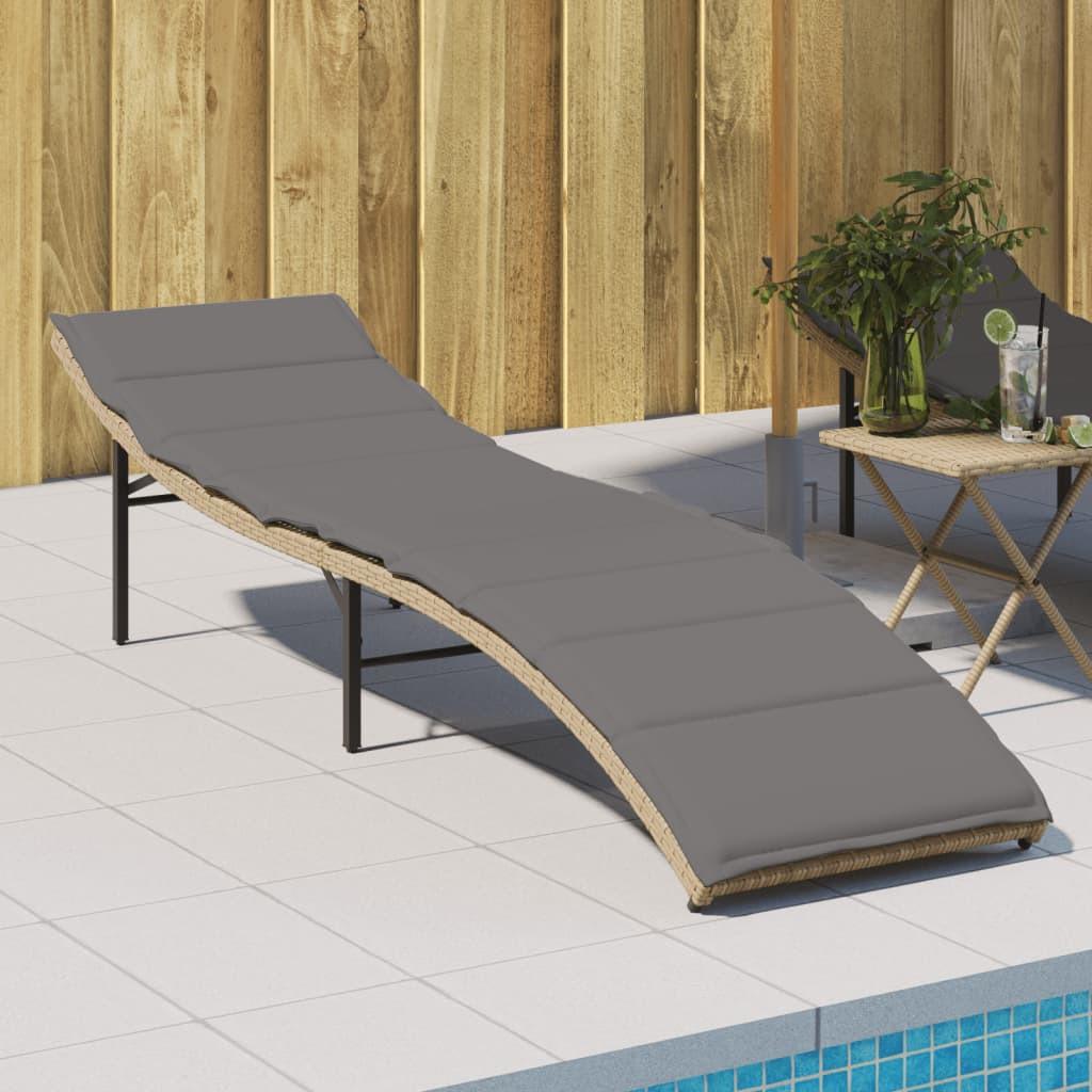 VidaXL Sonnenliege poly-rattan
