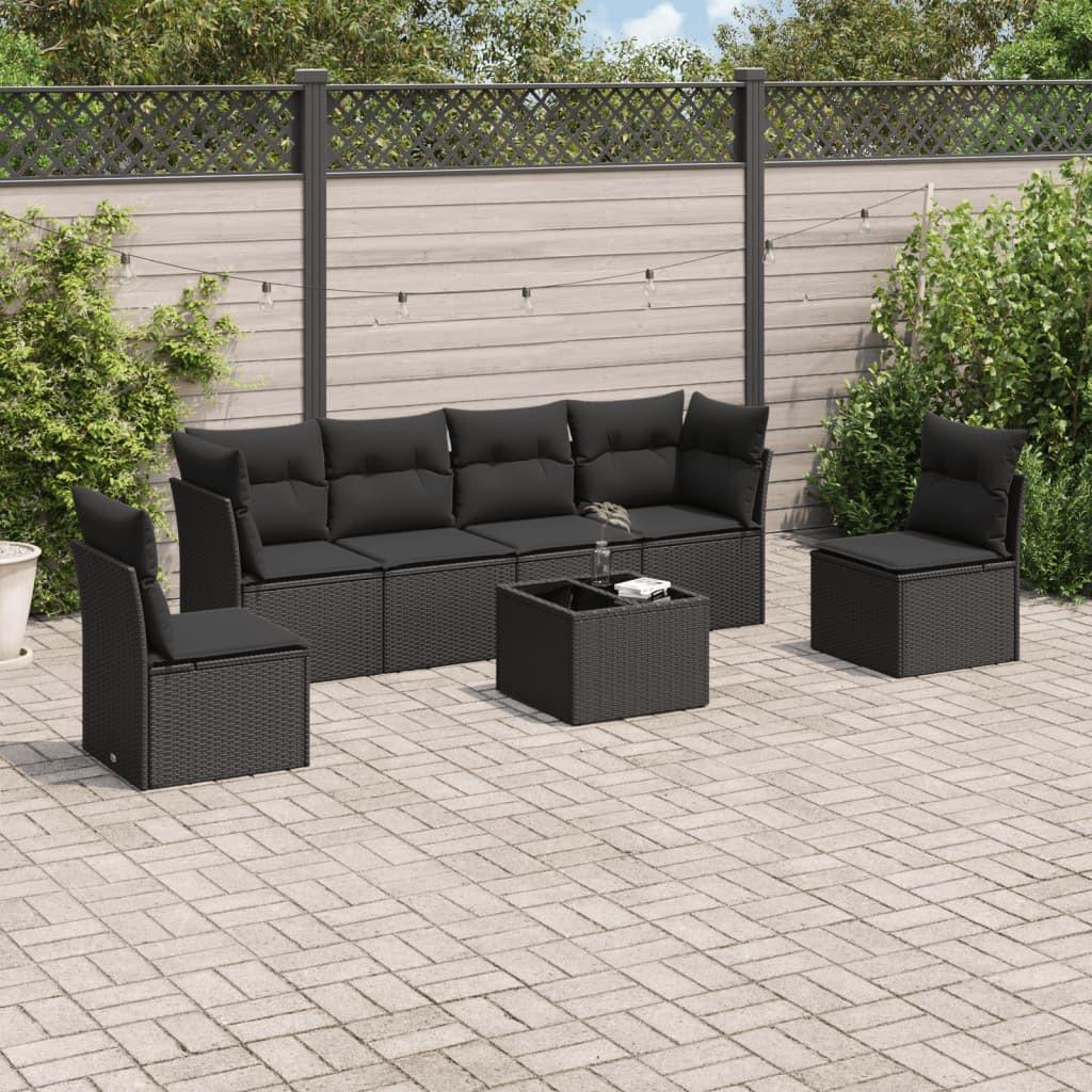 VidaXL Garten sofagarnitur poly-rattan