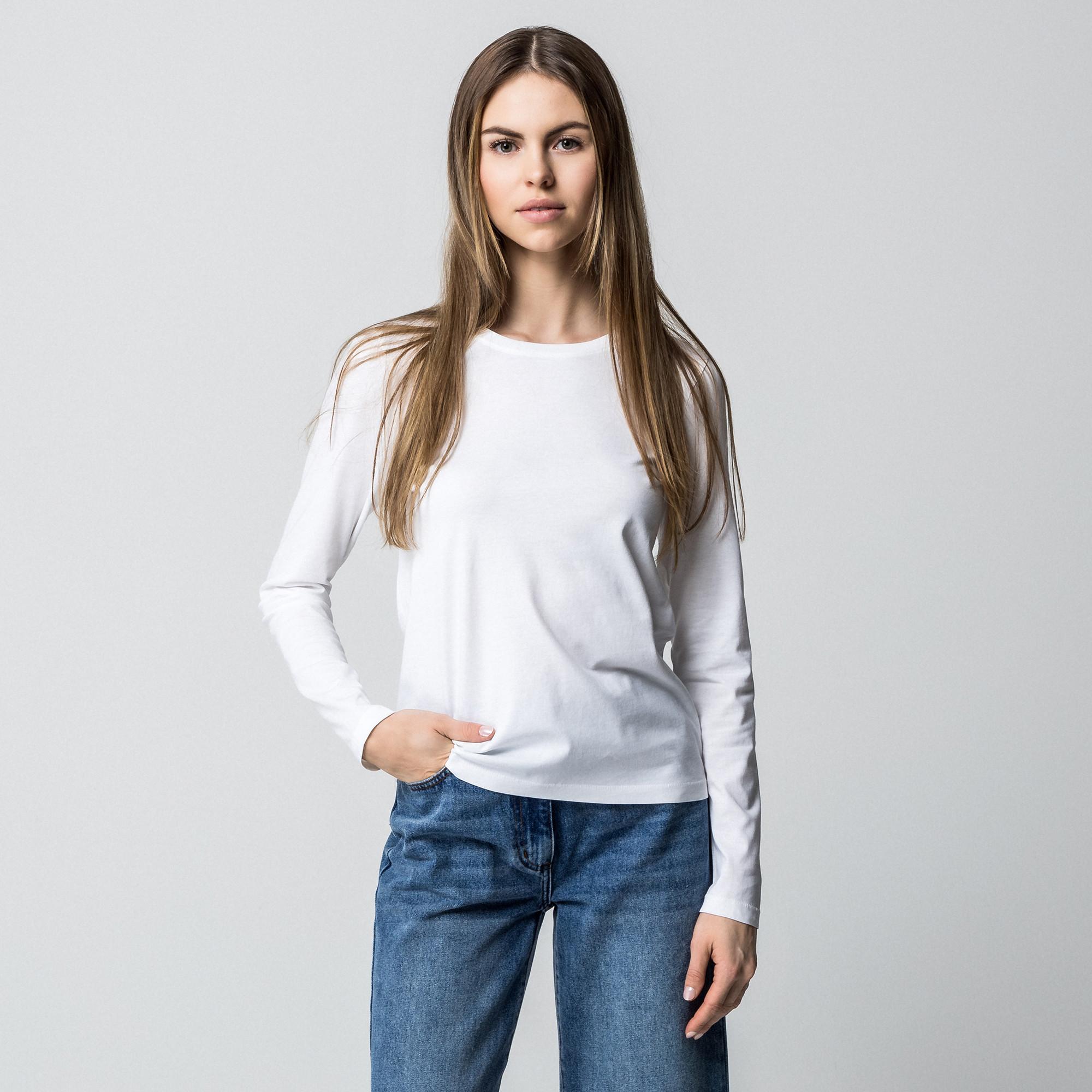 Manor Woman Pima Langarm T-Shirt