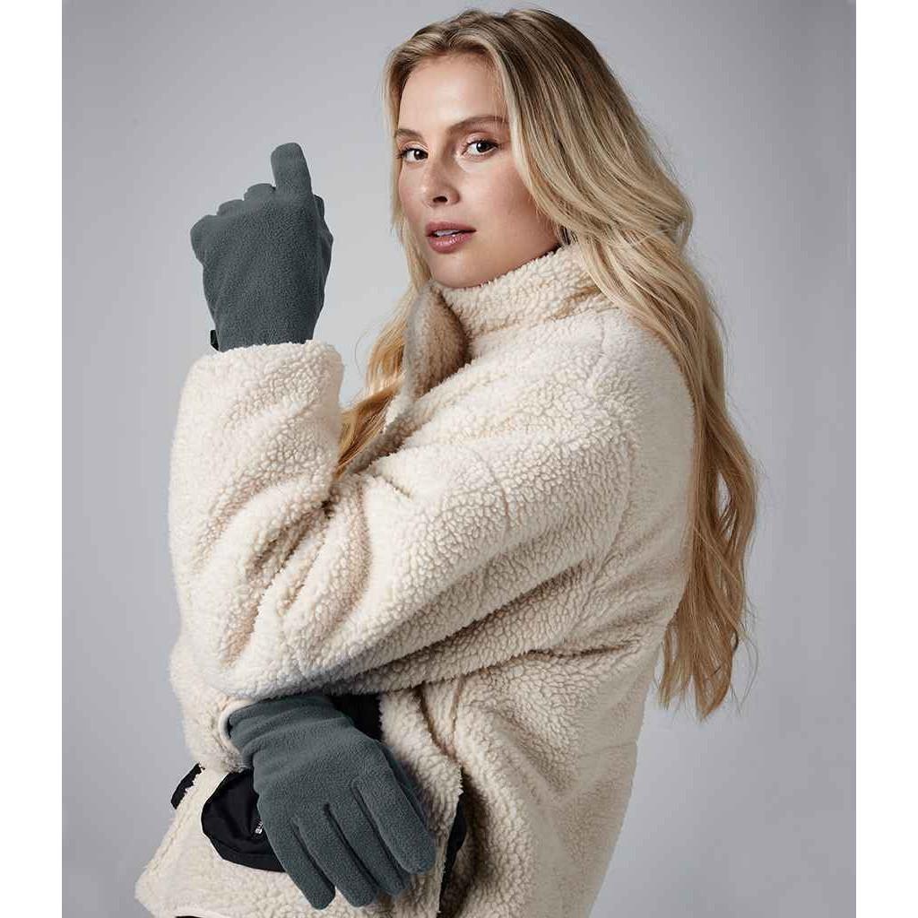 Beechfield Handschuhe, Fleece recyceltes Material
