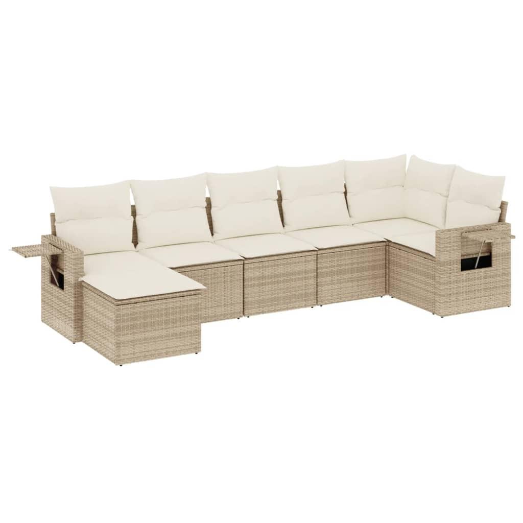 VidaXL Garten sofagarnitur poly-rattan