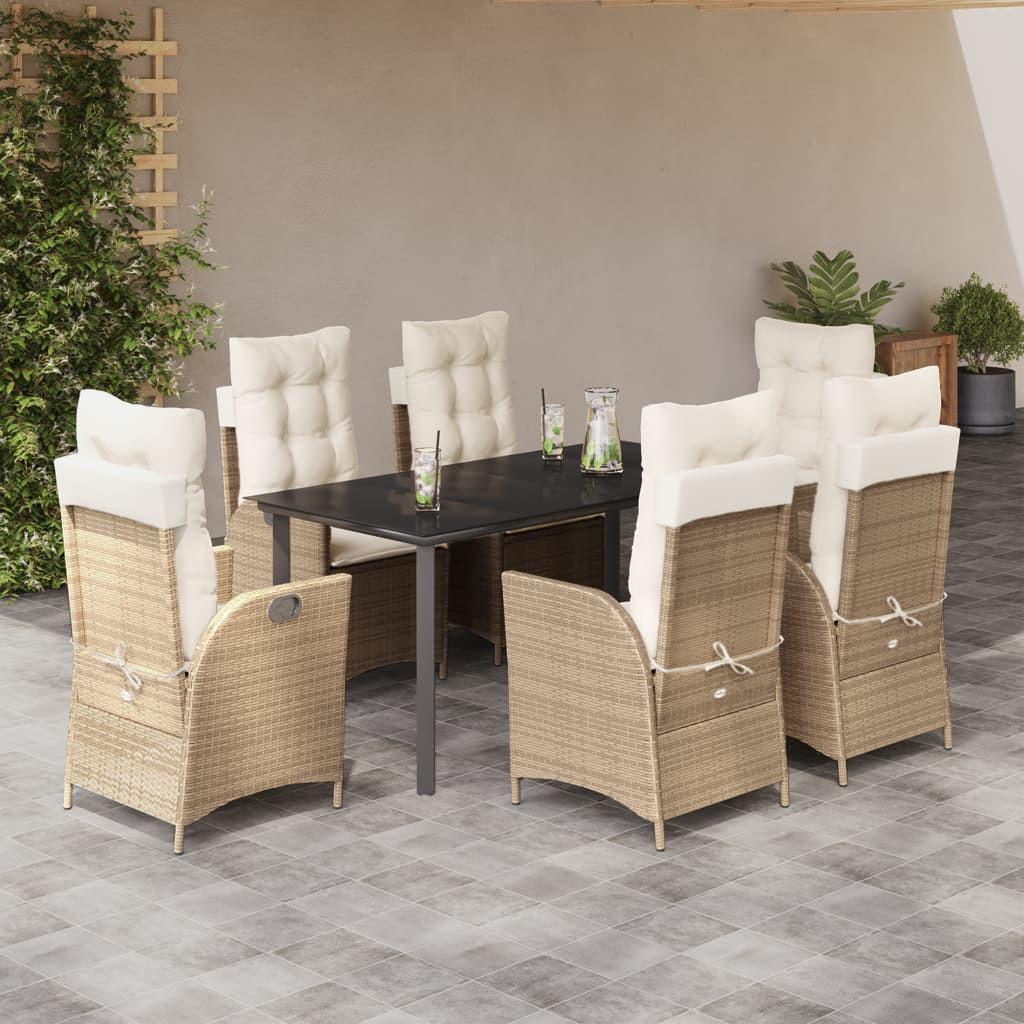 VidaXL Garten essgruppe poly-rattan