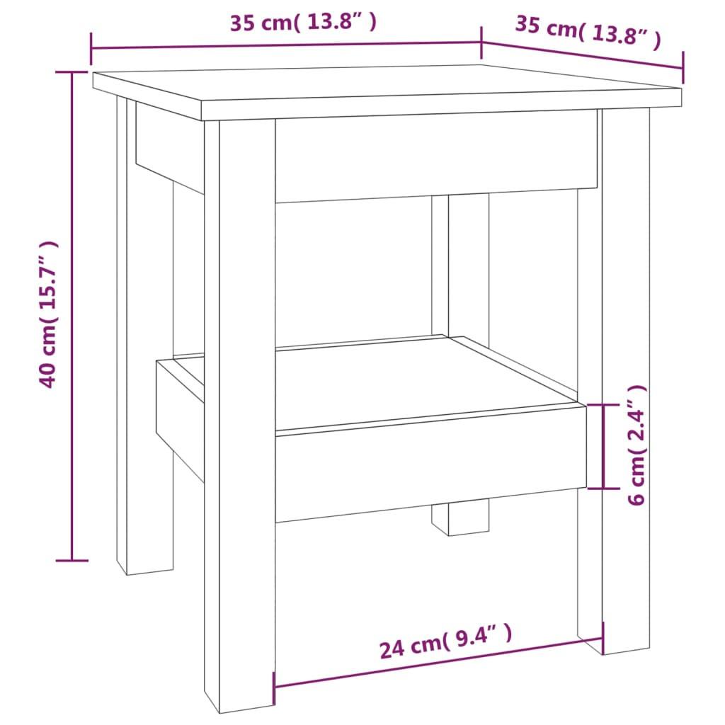VidaXL Couchtisch holz