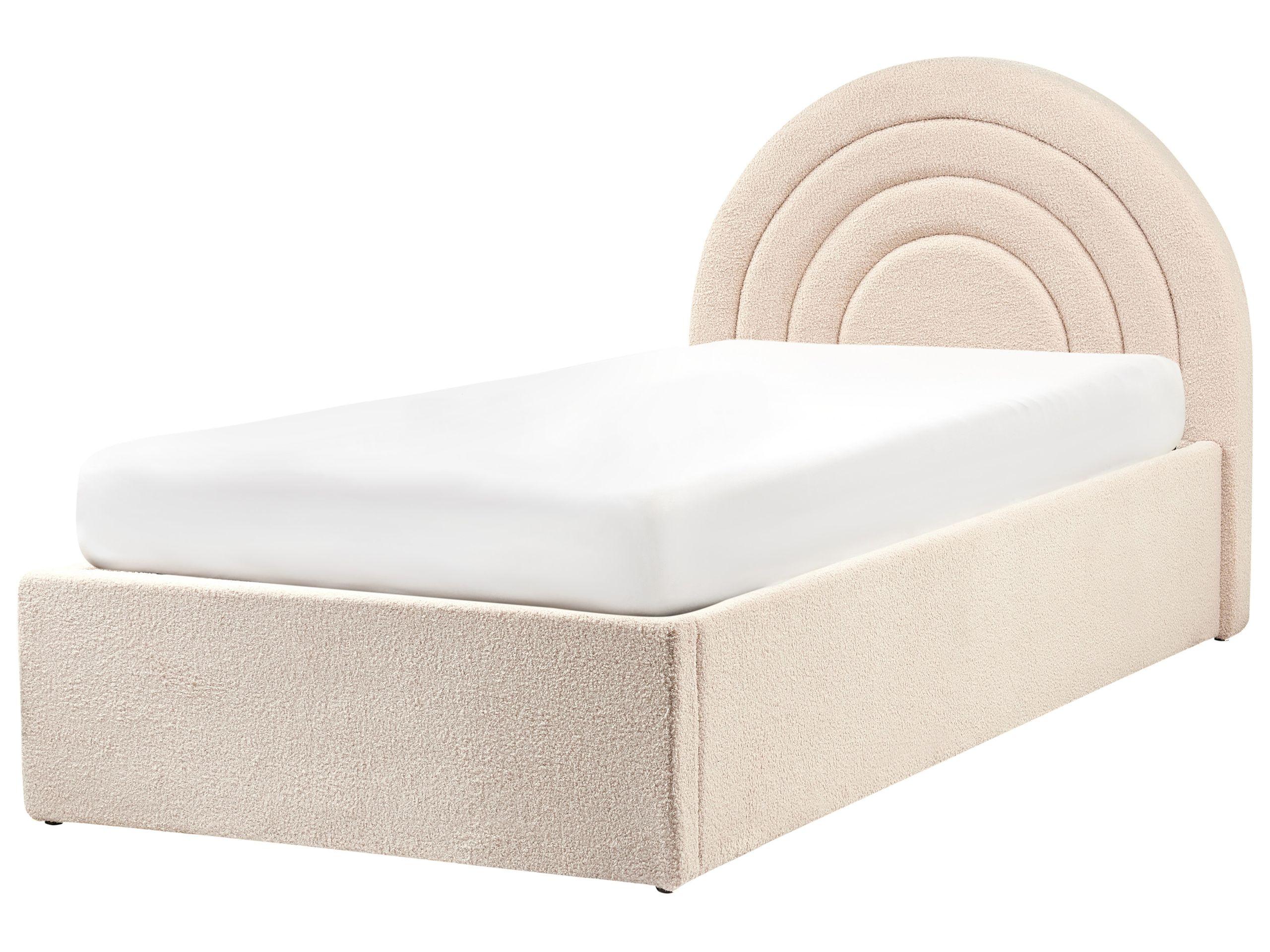 Beliani Kinderbett mit Stauraum aus Bouclé Retro ANET