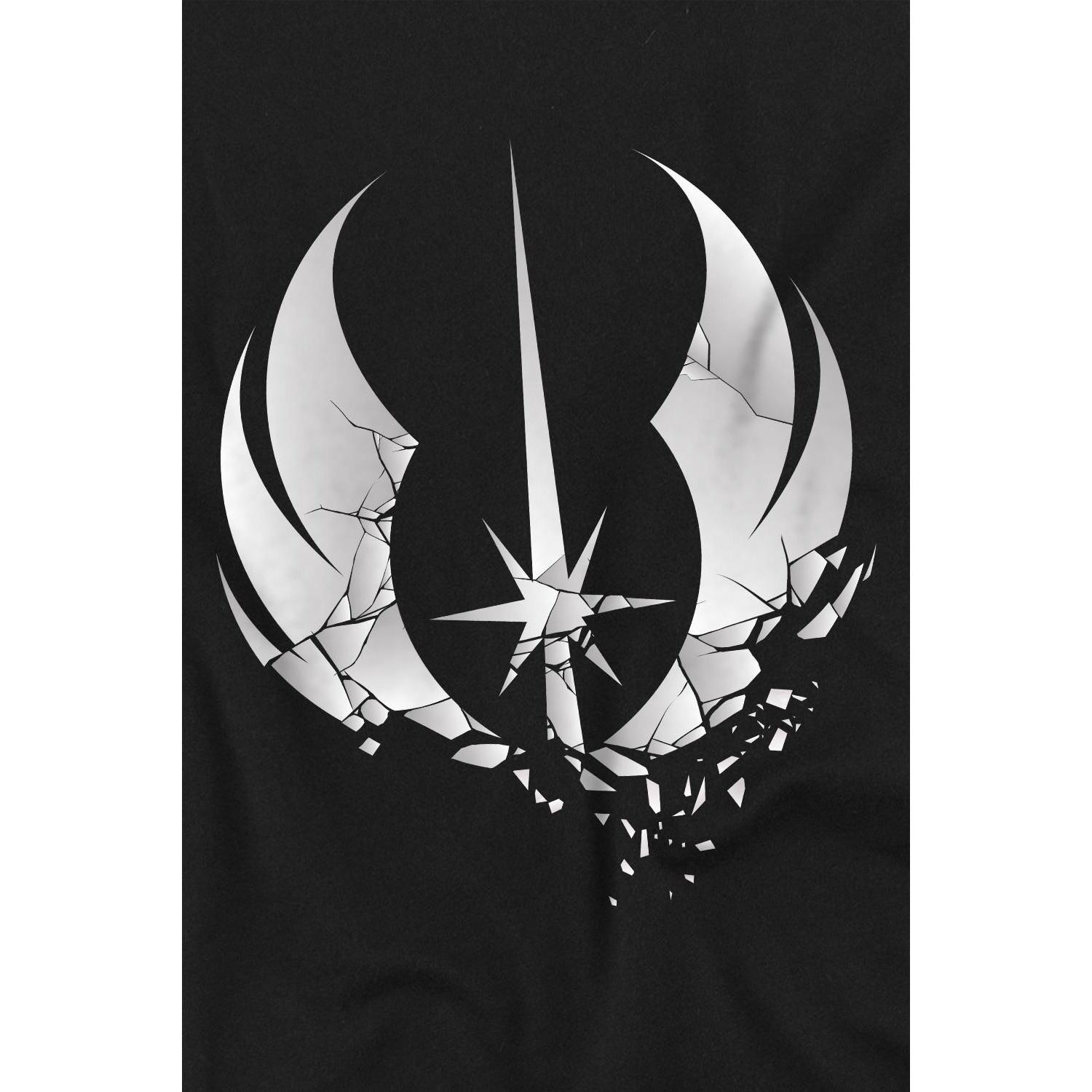 STAR WARS Jedi T-Shirt mit rissigem Logo-Print