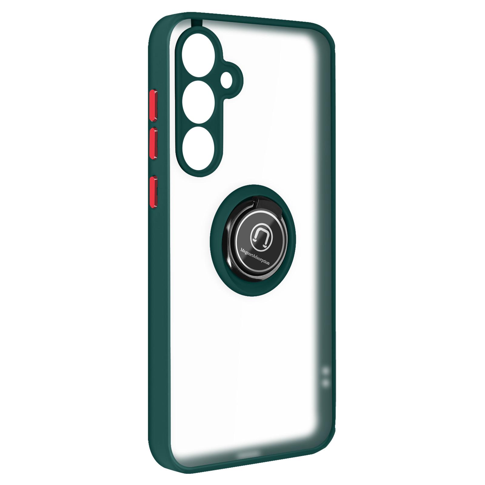 Avizar Ring-Hülle Samsung A35 Dunkelgrün