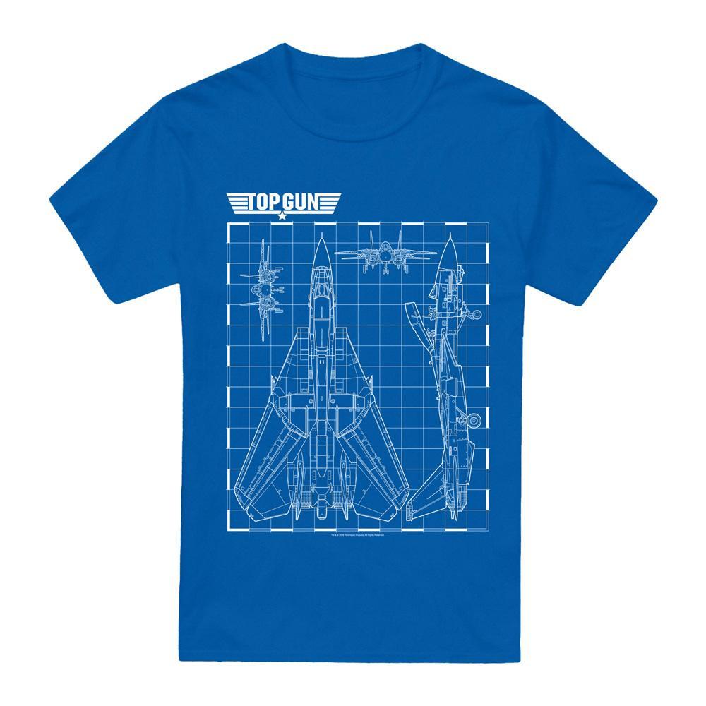 Top Gun Top Gun Blueprint Kurzarm T-Shirt