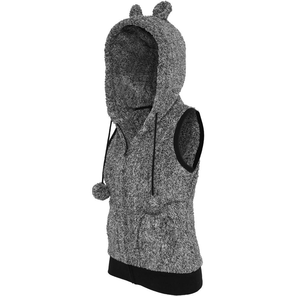 URBAN CLASSICS damenjacke urban claic teddy melange