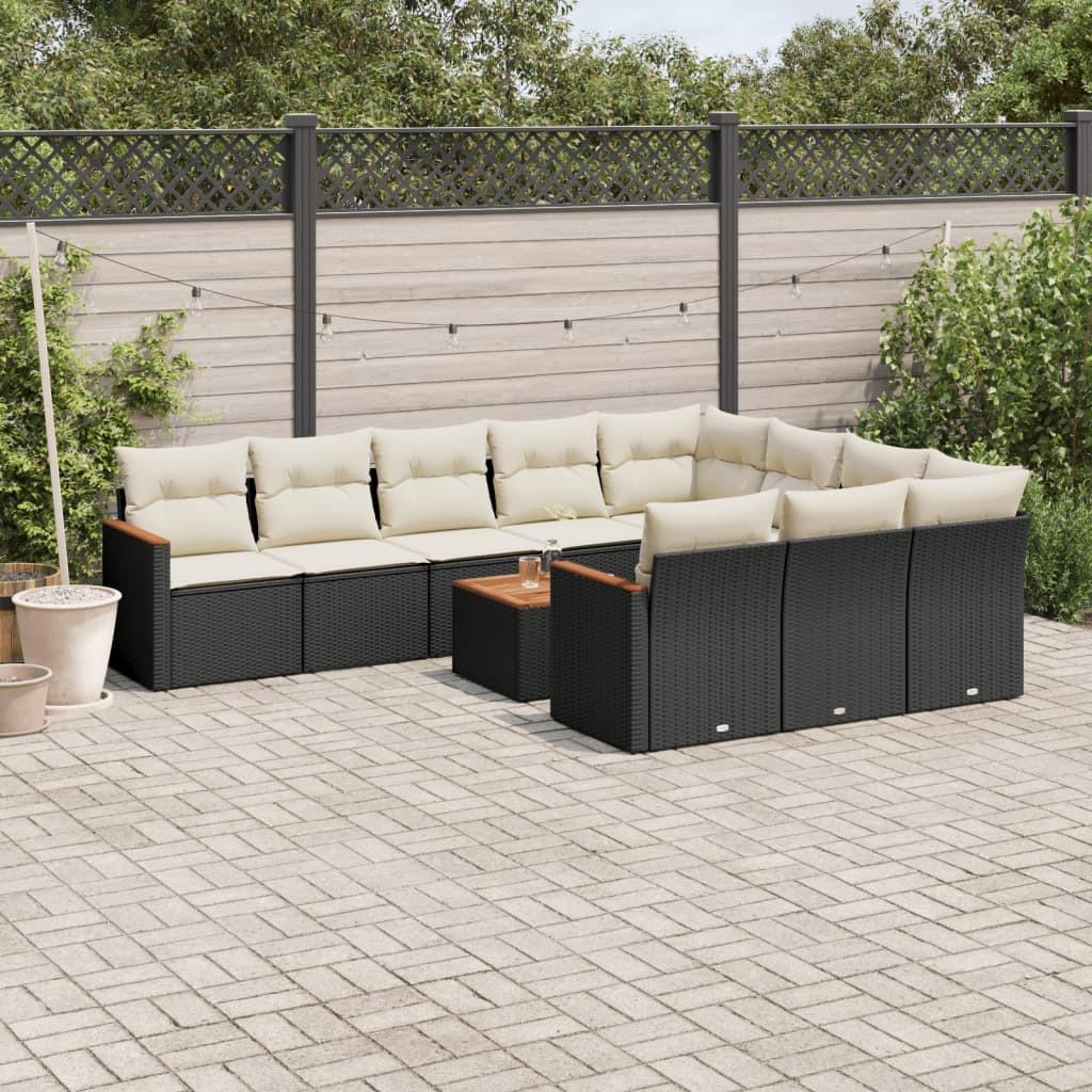 VidaXL Garten sofagarnitur poly-rattan