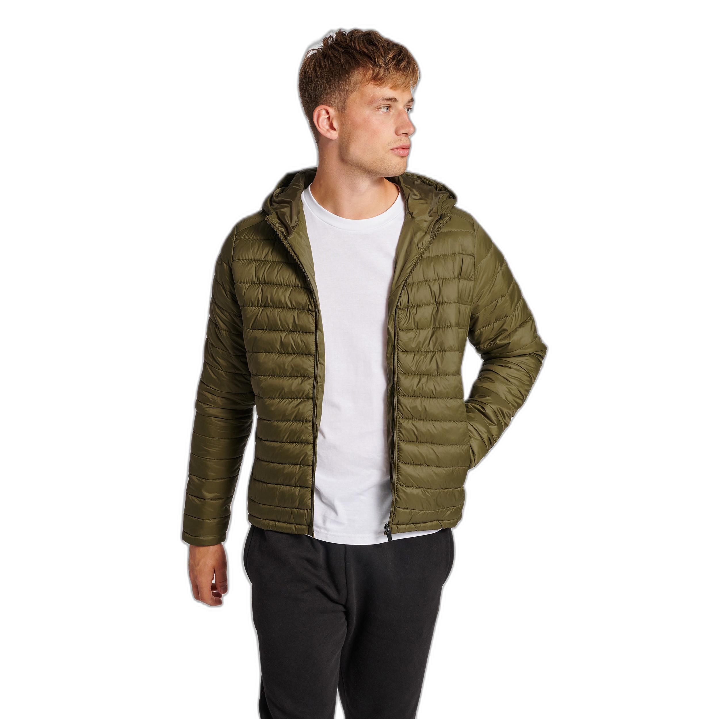 Hummel daunenjacke mit kapuze red