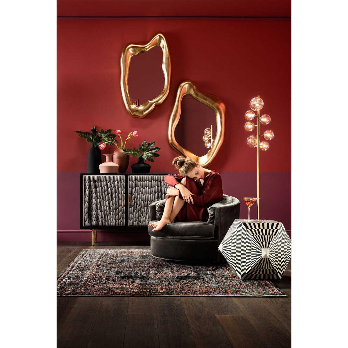 KARE Design Spiegel Hologram Gold 119x76cm