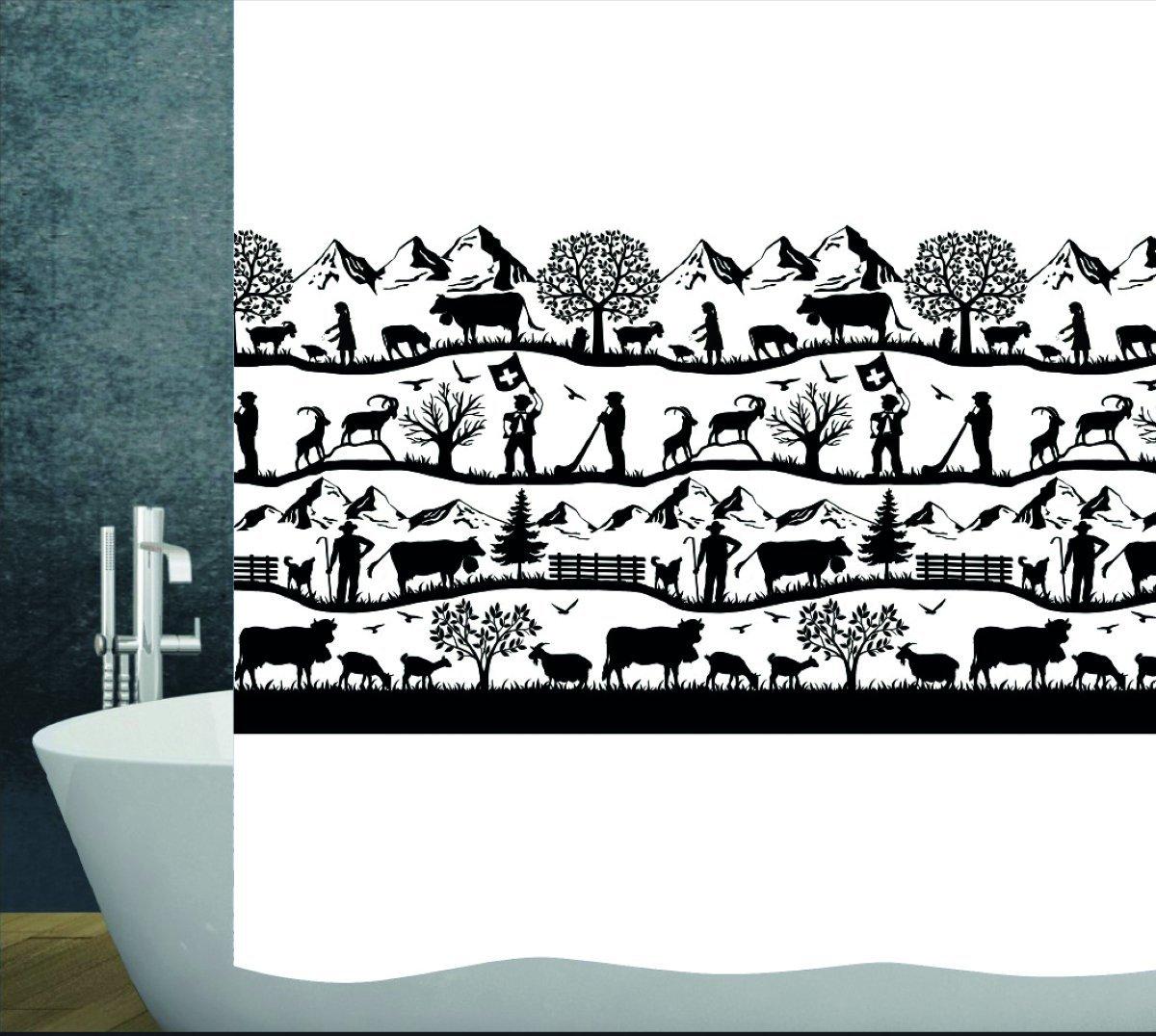 diaqua Duschvorhang Textil Swiss Dream
