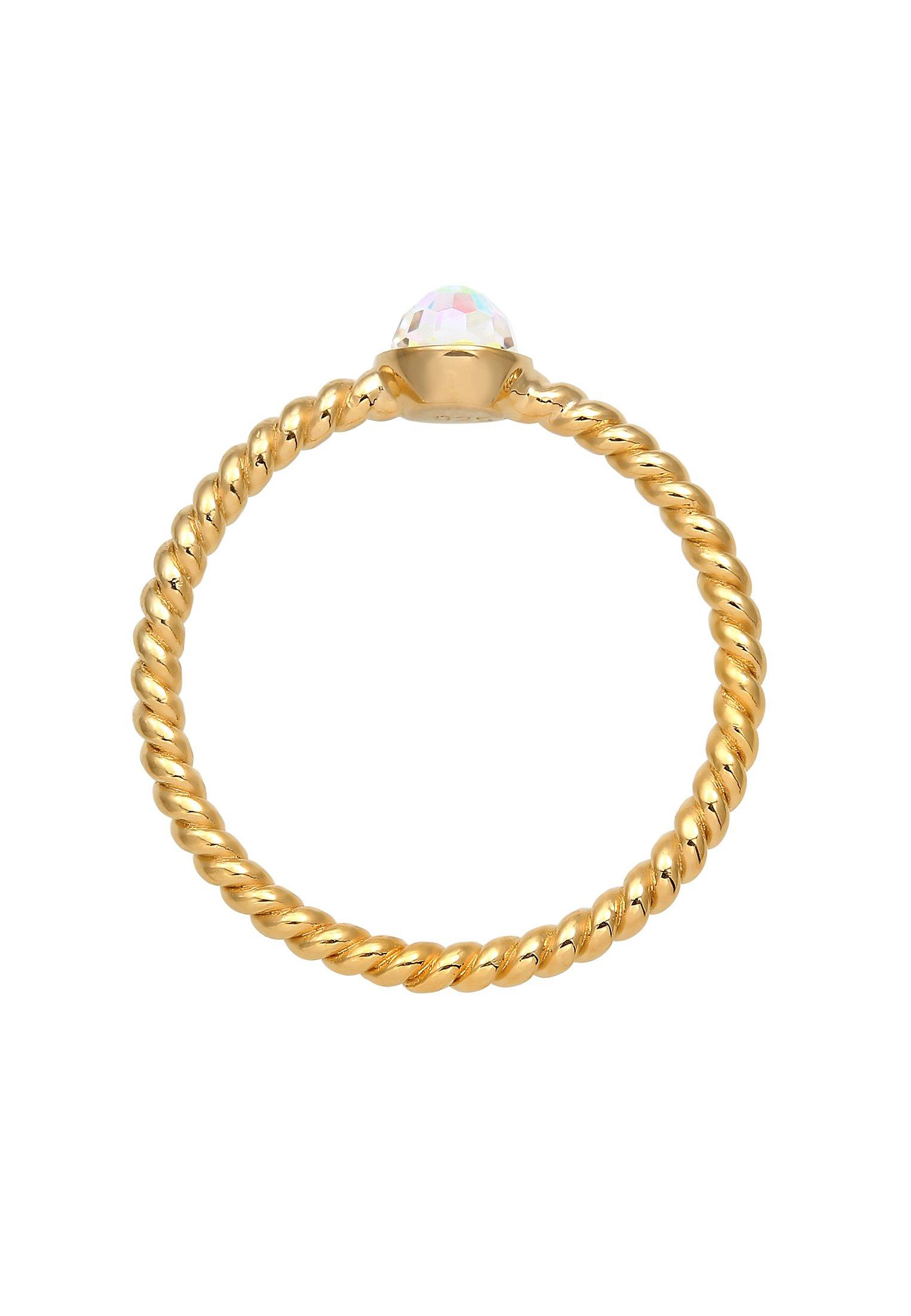Elli Ring Solitär Rainbow Kristalle