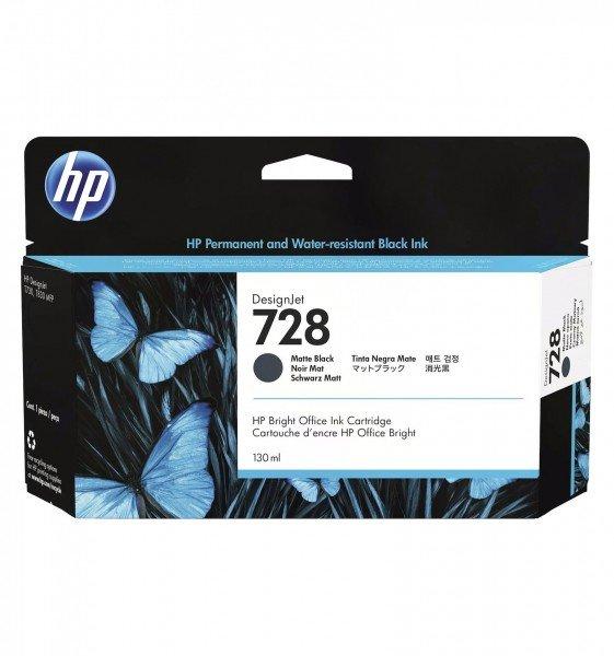 Hewlett-Packard HP Tintenpatrone 728 matte black 3WX25A DesignJet T730/T830 130ml