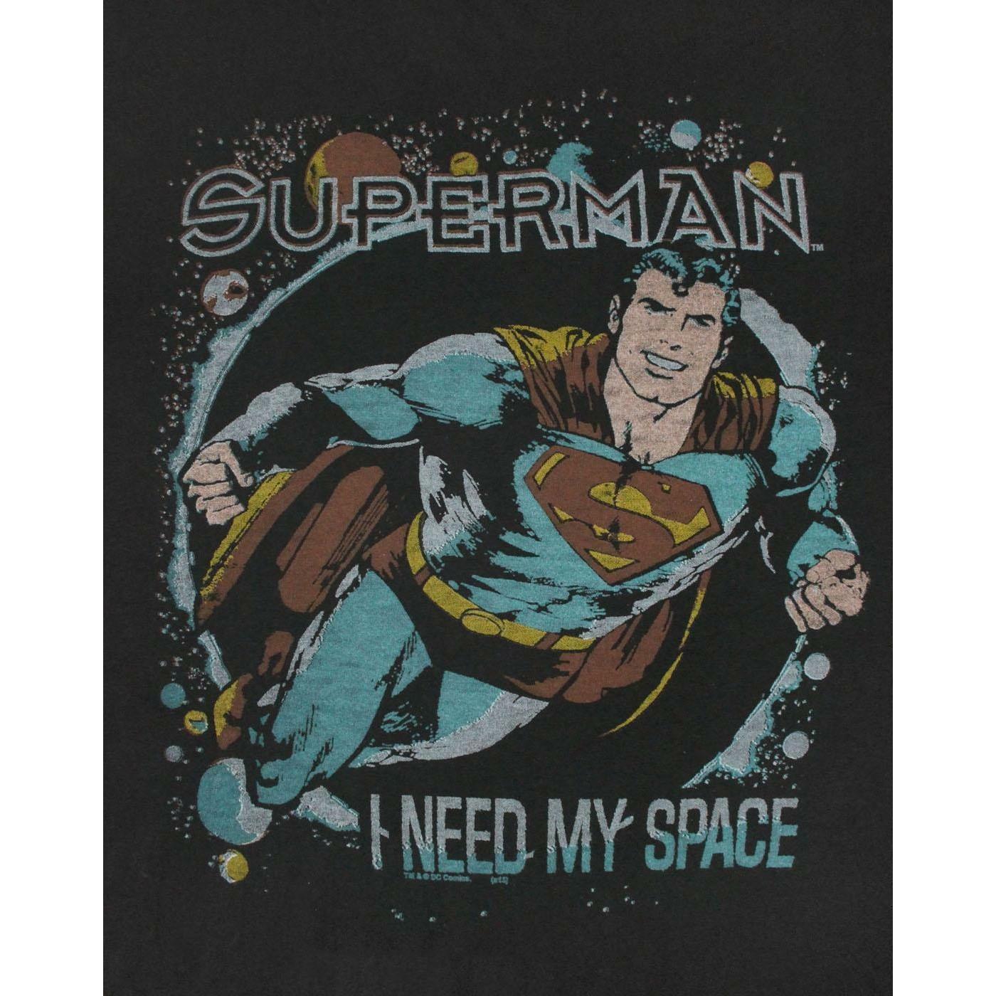 Junk Food Superman I Need My Space T-Shirt