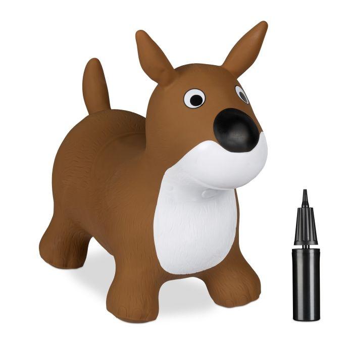 Northio Springender Hund in Braun