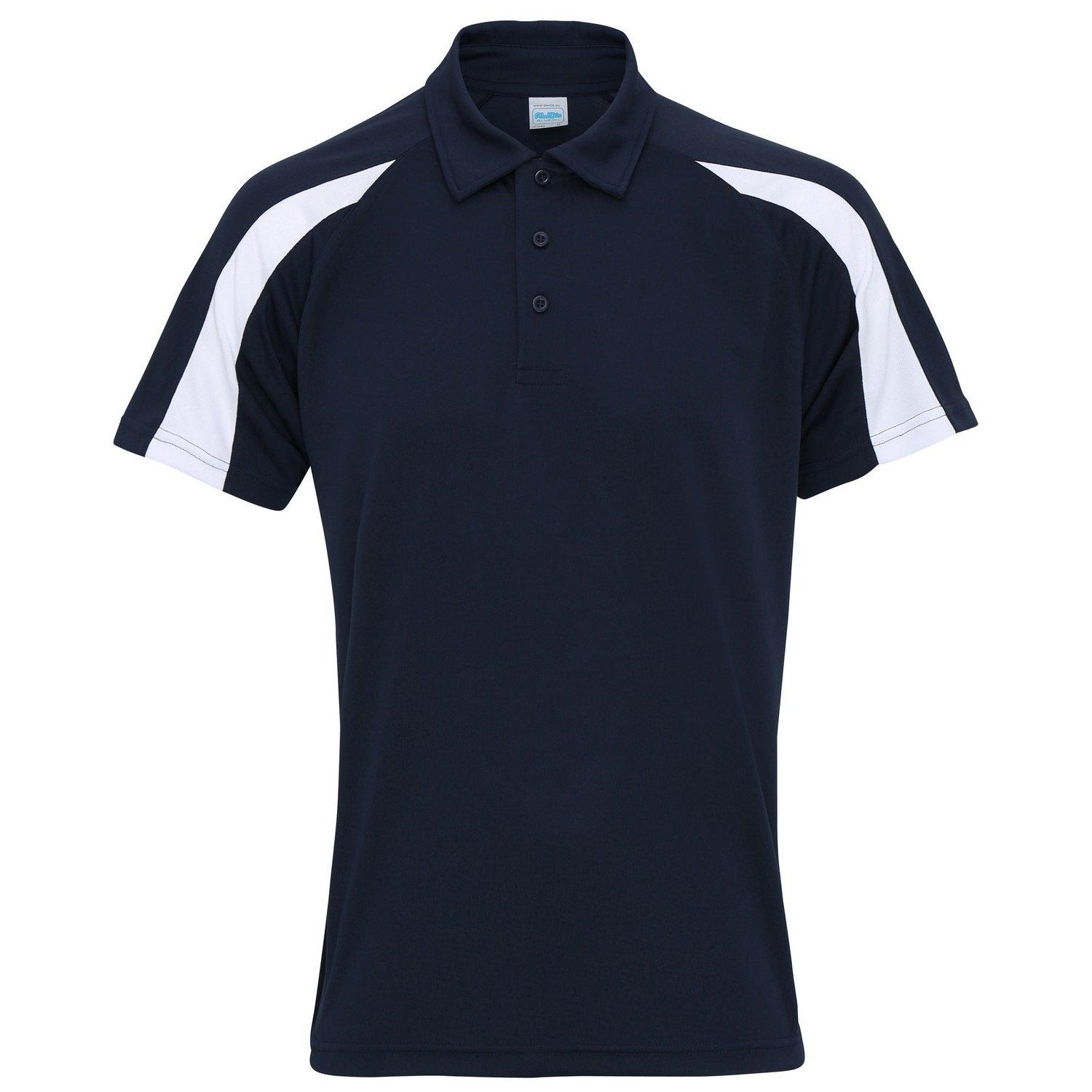 AWDis Kurzarm Polo Shirt mit Kontrast Panel