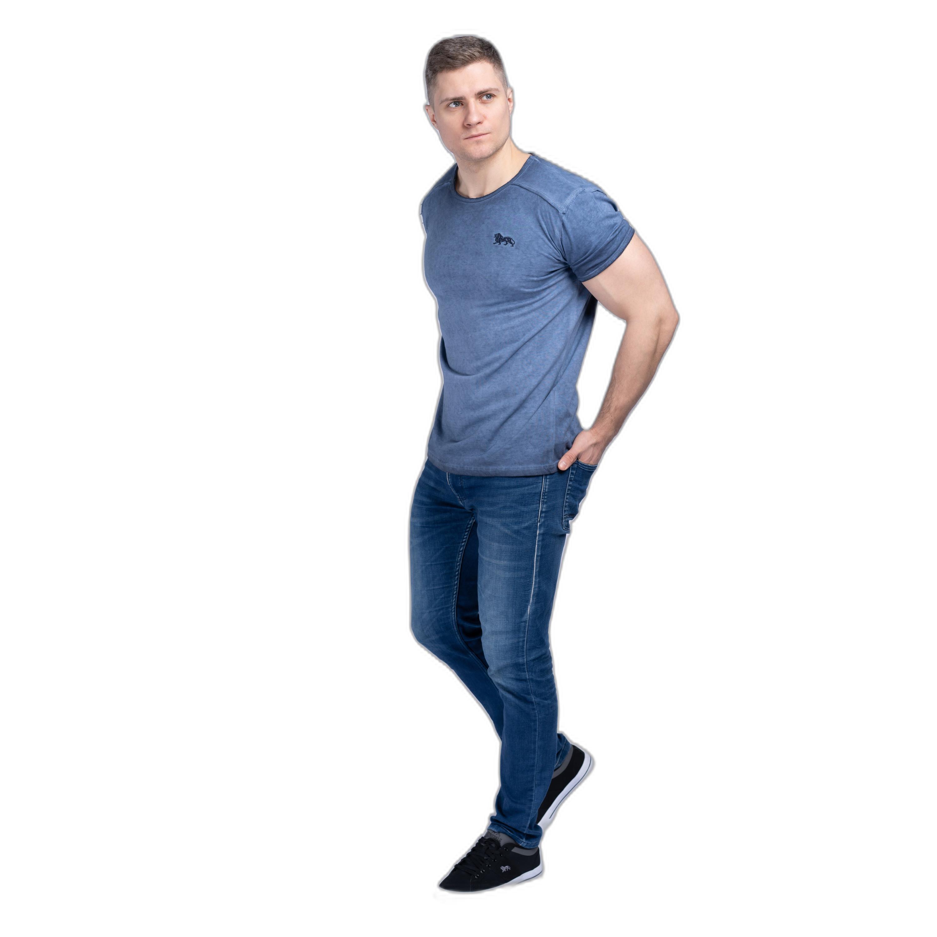 LONSDALE T-Shirt mit gesticktem Logo