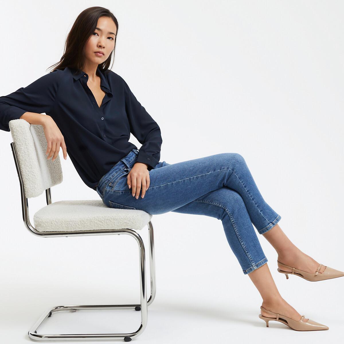 La Redoute Collections Slim Fit Cropped Jeans