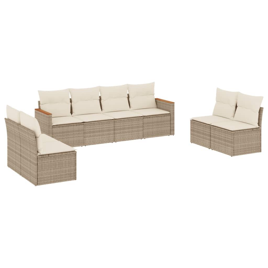 VidaXL Garten sofagarnitur poly-rattan