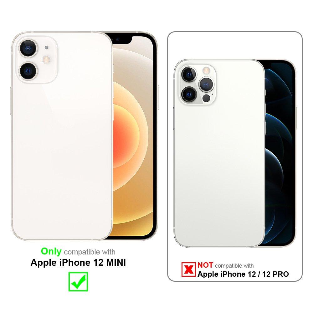Cadorabo Hülle für Apple iPhone 12 MINI TPU Silikon Frosted
