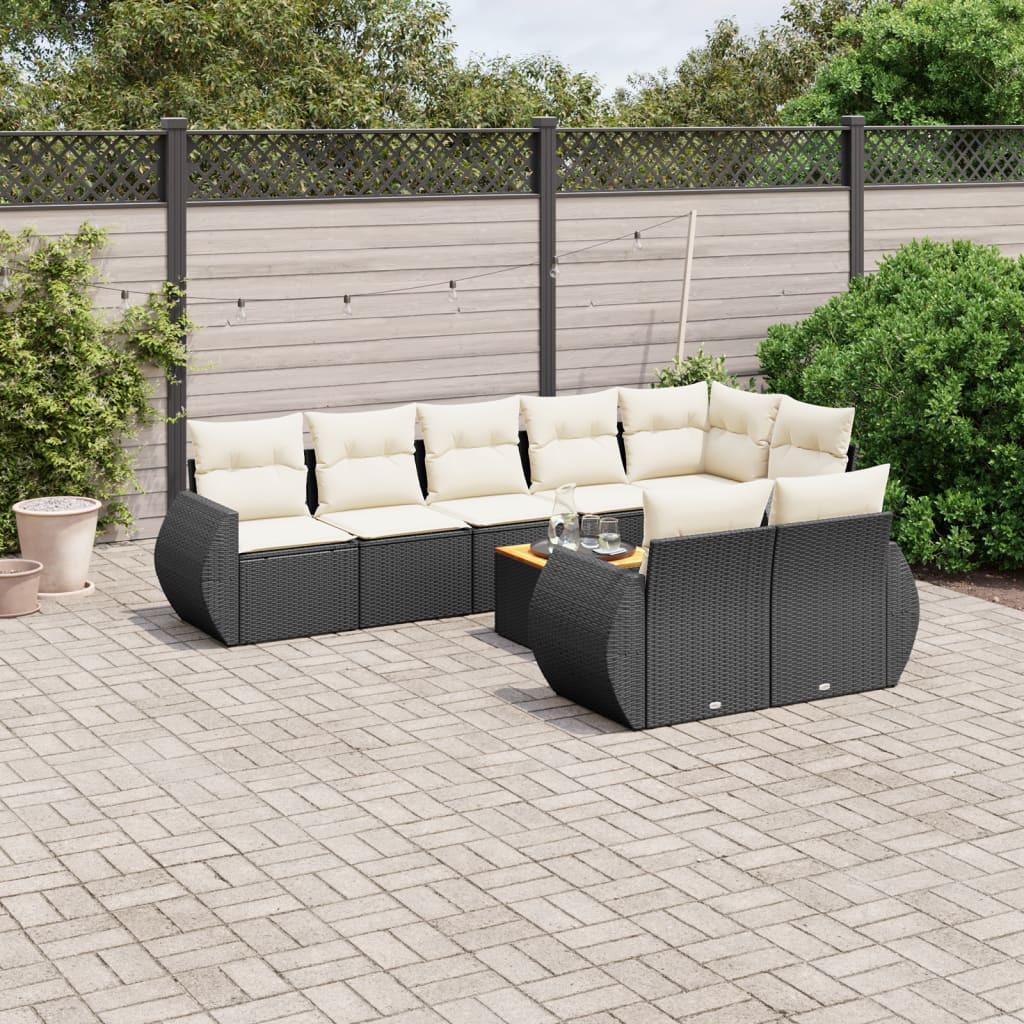 VidaXL Garten sofagarnitur poly-rattan