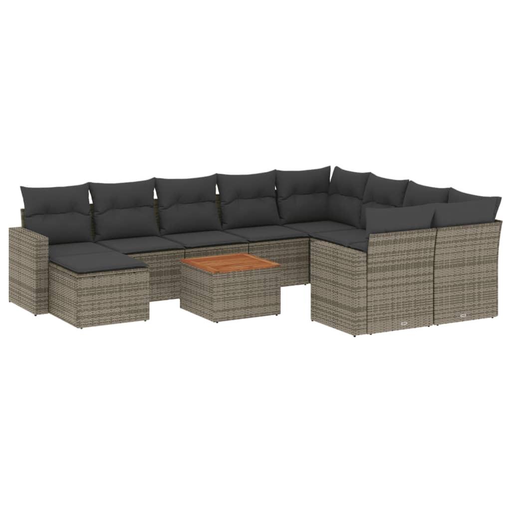 VidaXL Garten sofagarnitur poly-rattan