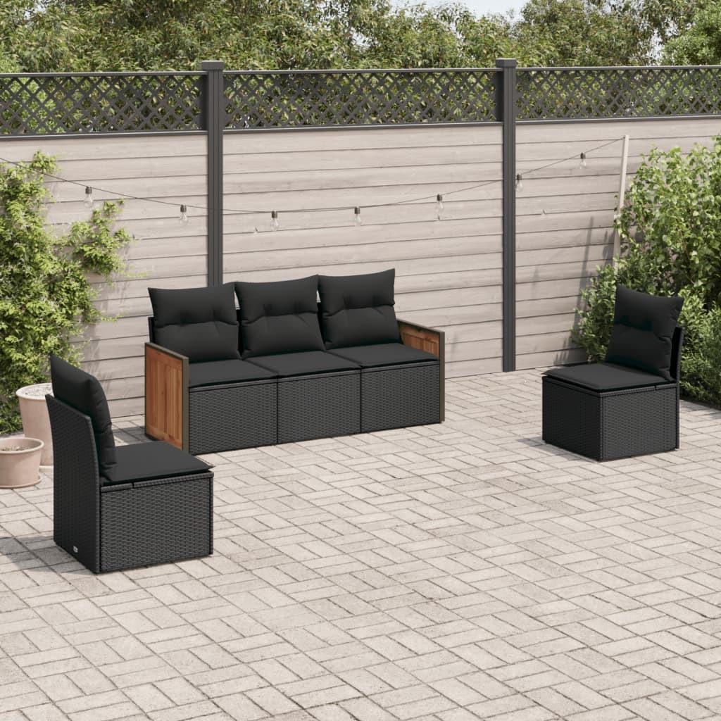 VidaXL Garten sofagarnitur poly-rattan