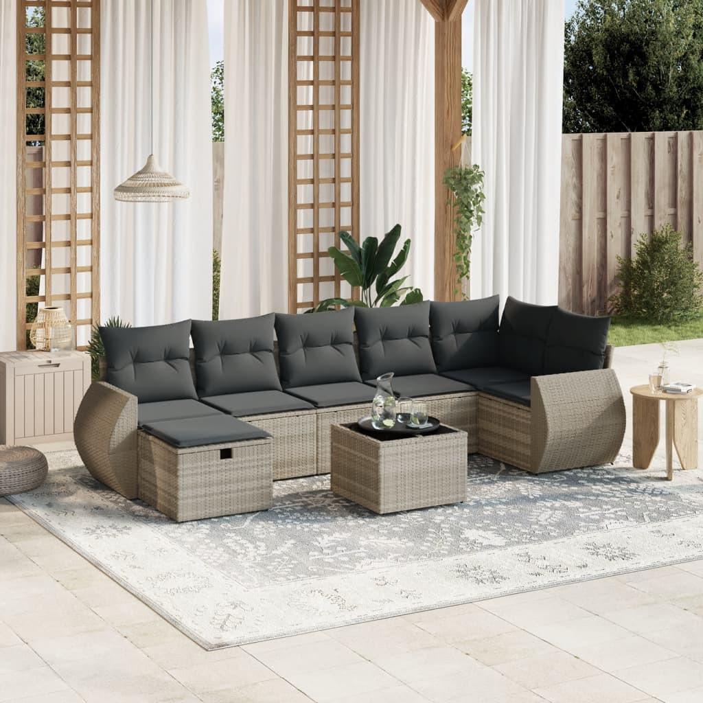 VidaXL Garten sofagarnitur poly-rattan