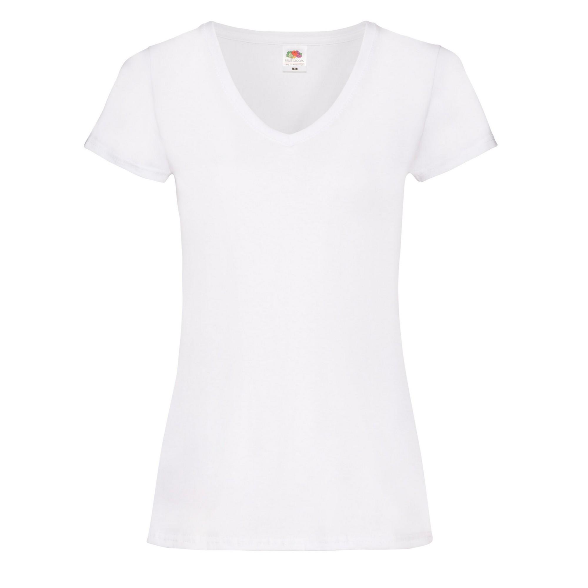 Fruit of the Loom Valueweight V-Ausschnitt T-Shirt