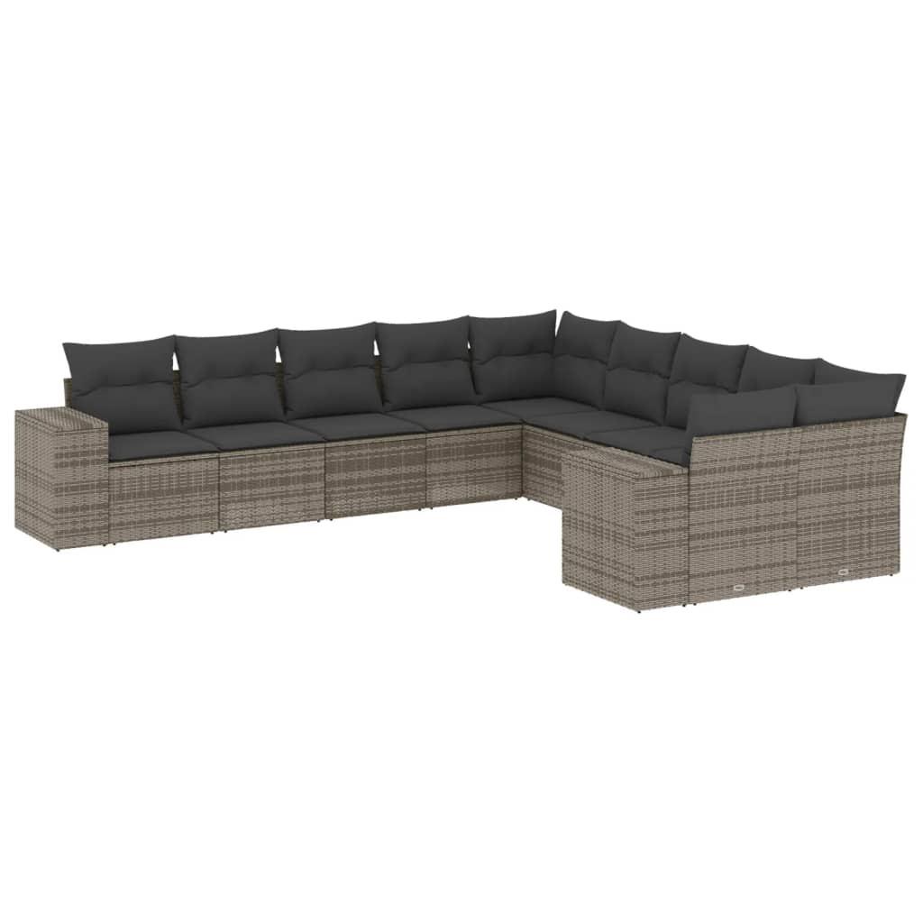VidaXL Garten sofagarnitur poly-rattan