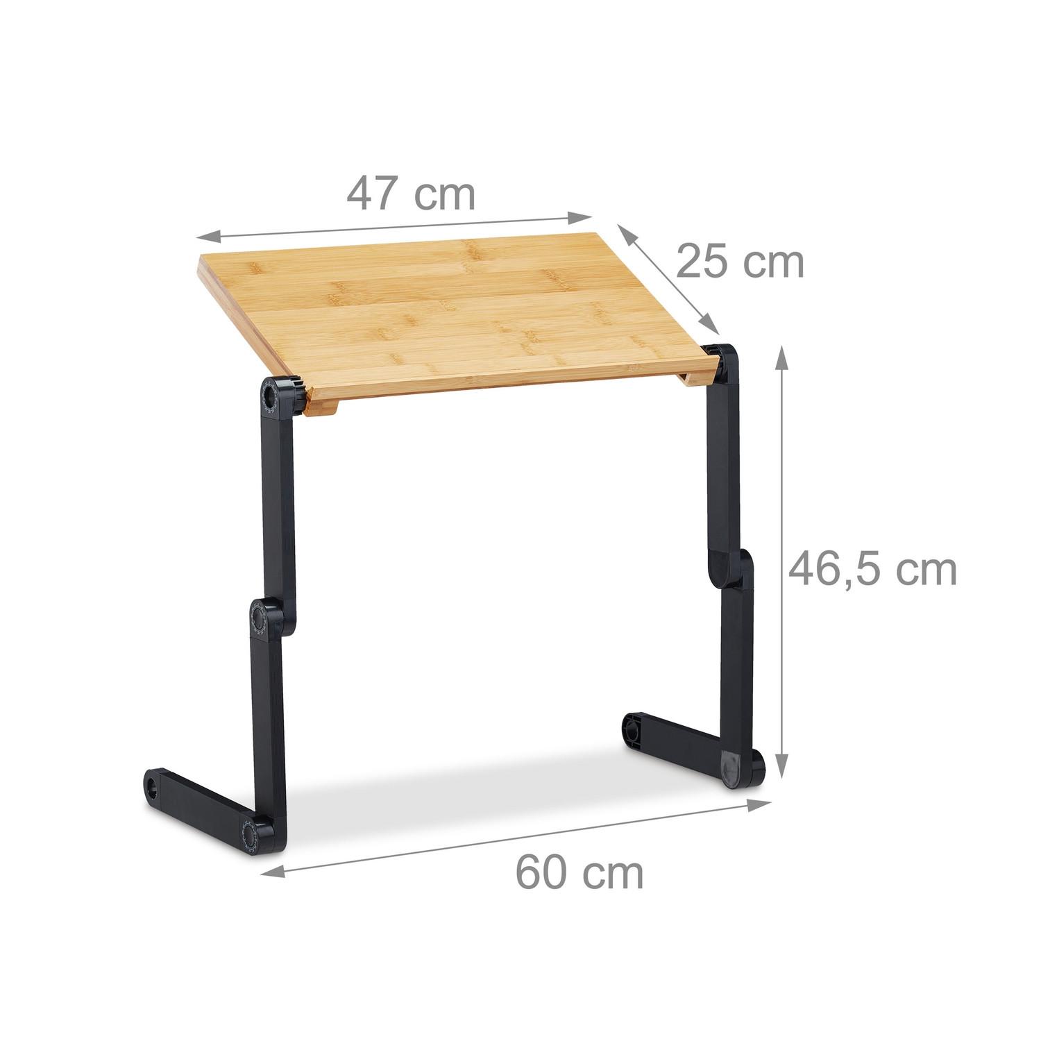 B2X Laptopständer Bambus Aluminium