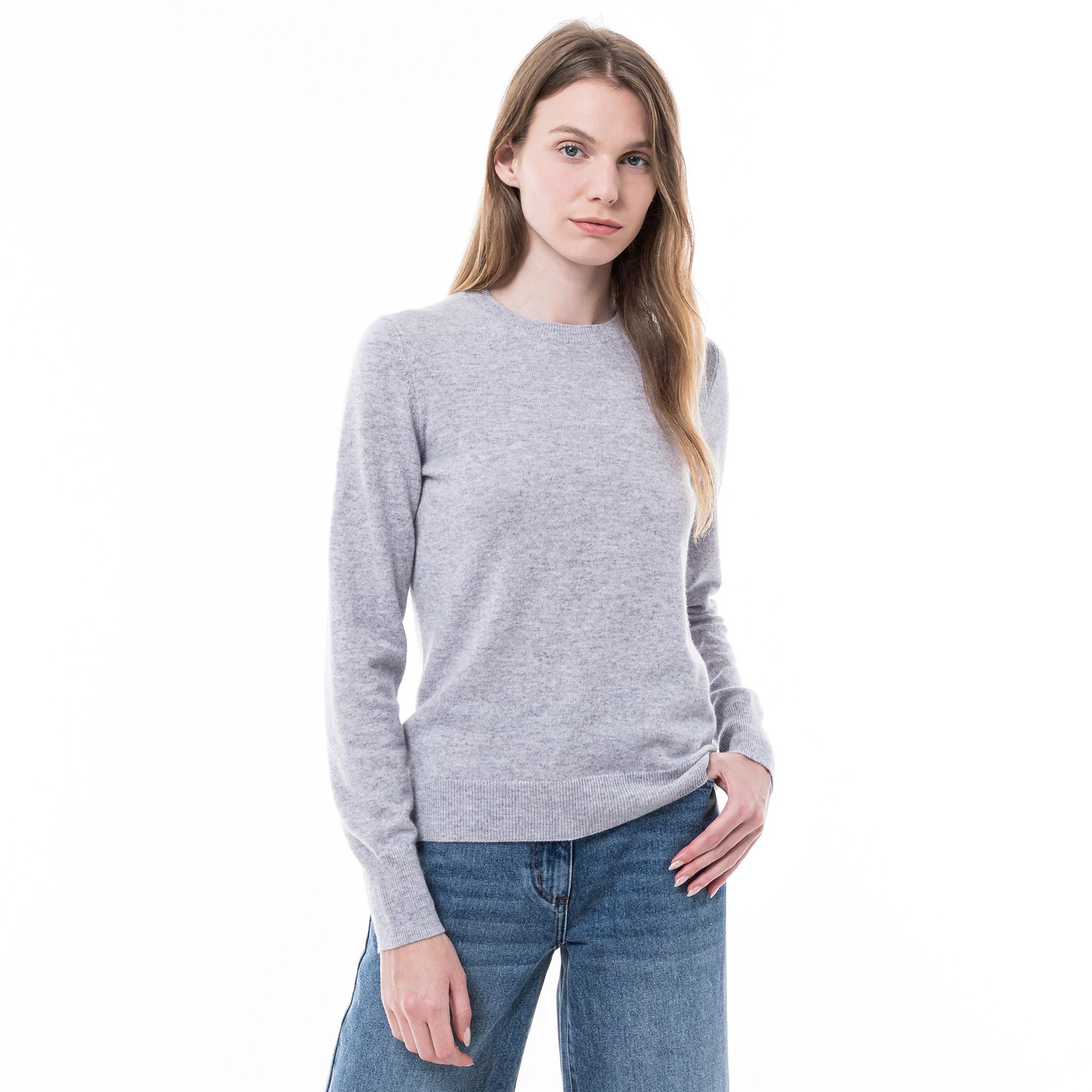 Manor Woman Bio-Cashmere Pullover, Rundhals