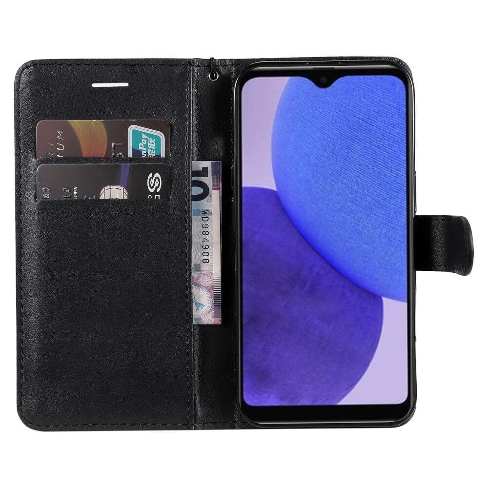 Cover-Discount Galaxy A23e - Leder Etui Hülle